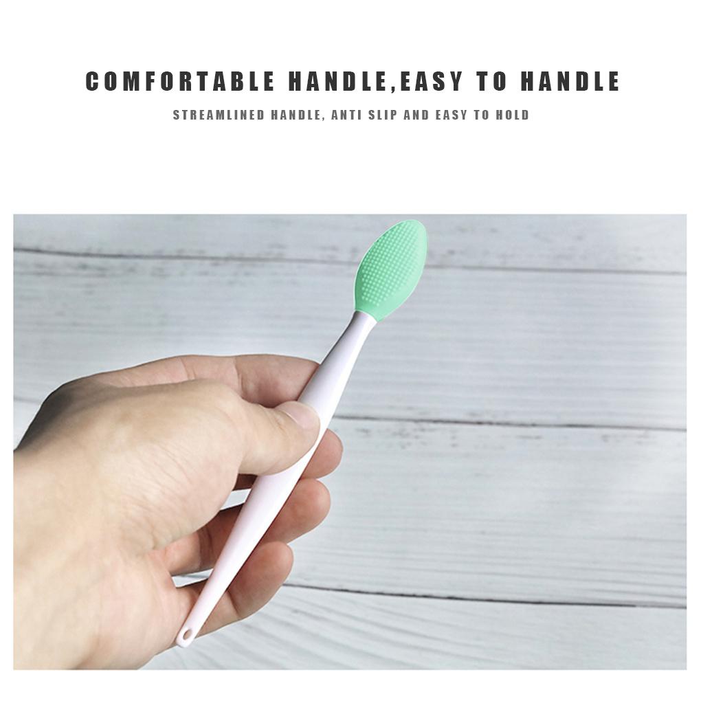 Cọ Silicone Hai Mặt Tẩy Tế Bào Chết Cho Mũi Tiện Dụng
