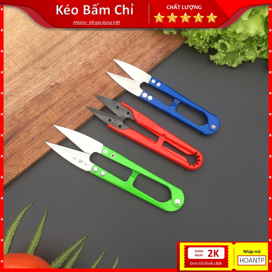 Kéo bấm chỉ INOX ✅ 3 loại cắt cực sắc - nhiều màu lựa chọn