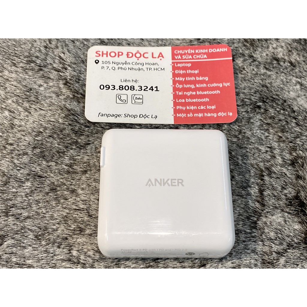 Sạc Anker PowerPort II PD 49.5w (1 PD và 1 IQ 2.0) model A2321