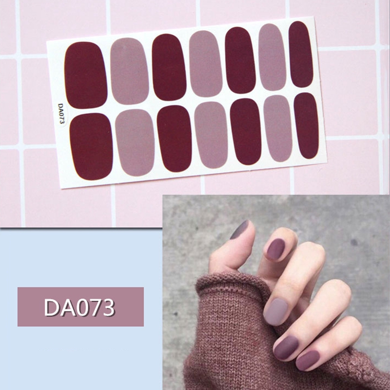 [Hàng mới về] Set 14 miếng dán móng trang trí nghệ thuật