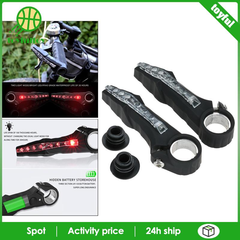 Set 2 Đèn Gắn Tay Lái Xe Đạp Chất Lượng Cao