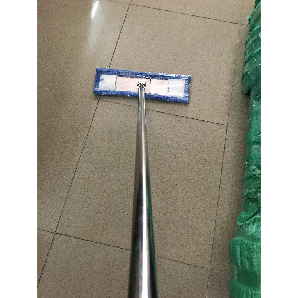 Cây lau  san hô sợi 45cm siêu thấm hút,cây lau nhà công nghiệp inox san hô 360 siêu sạch tiết kiệm