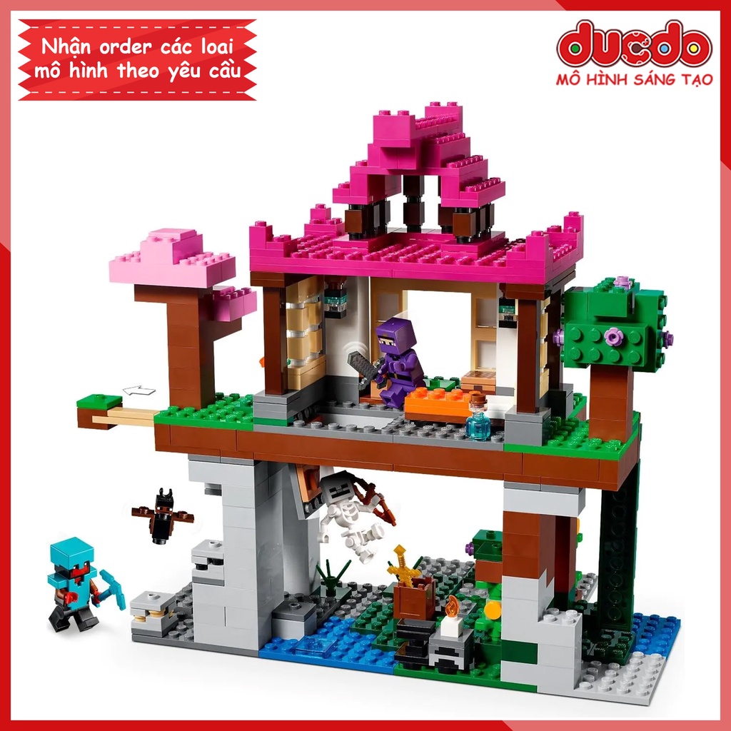 1081 TANK 60158 Lắp ghép Minecraft Khu Luyện Tập Chiến Đấu - Đồ chơi Xếp hình Mô hình 21183 BLA LRI