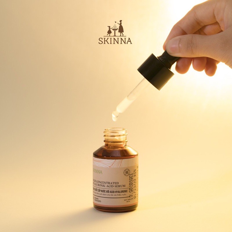 SKINNA ORGANIC - Serum  HA Cấp Nước & Giữ Ẩm Cho Da 30ML