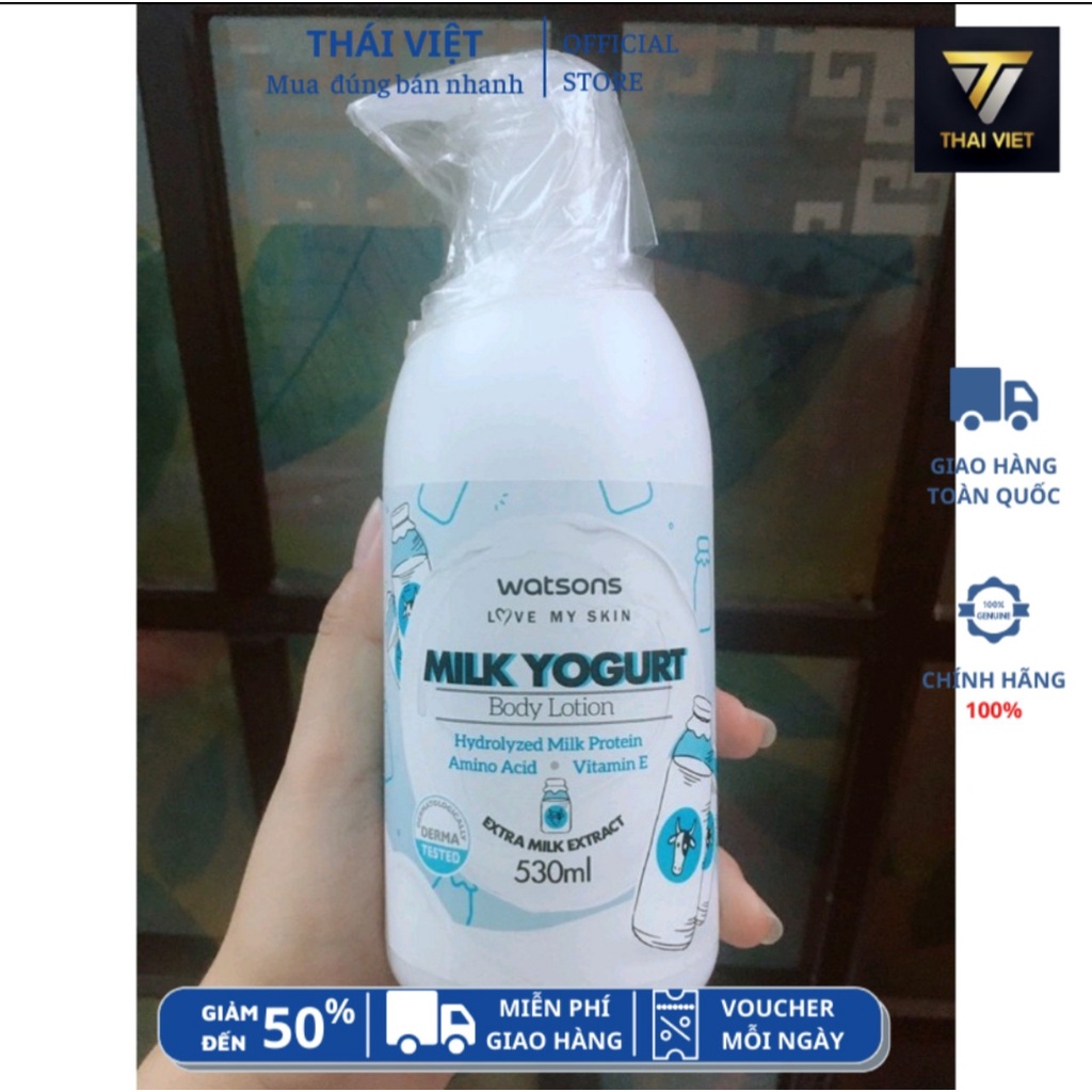 Sữa dưỡng thể tinh chất sữa chua Watsons Yogurt Milk Lotion