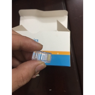Hạt mạng nhựa AMP hộp 100 hạt