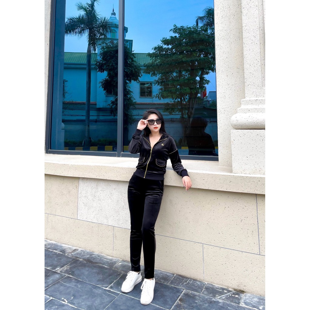 Bộ thể thao chất Nhung hãng Xinh X595