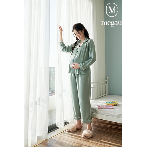 DREAM - Set đồ ngủ dài tay dành cho mẹ bầu và sau sinh thương hiệu MEGAU