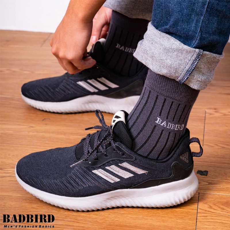 Set 10 Đôi Tất Nam Sợi Tre Cao Cấp cổ trung BADBIRD, ngăn mùi, thấm hút, kháng khuẩn, Thương hiệu Việt
