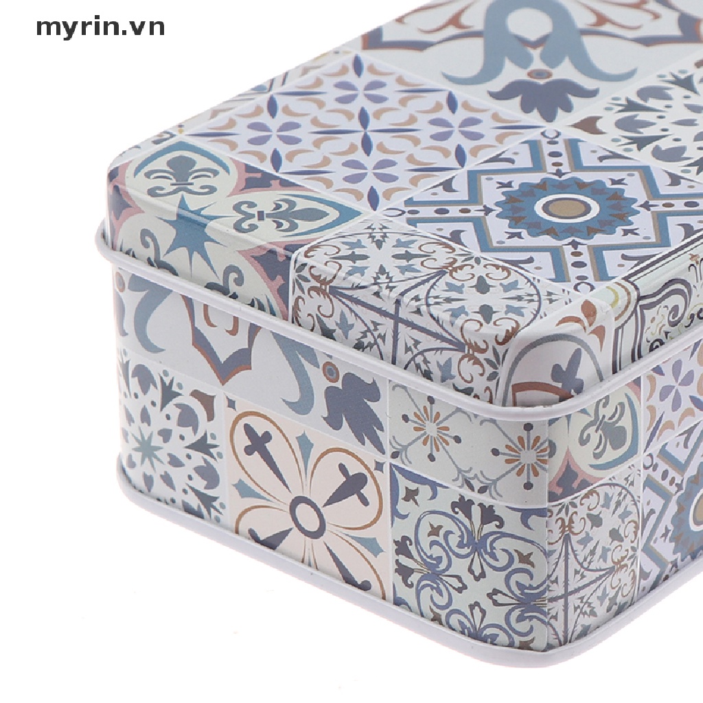 Hộp Thiếc Đựng Trang Sức Tiện Lợi 11.5 * 6.5 * 4Cm