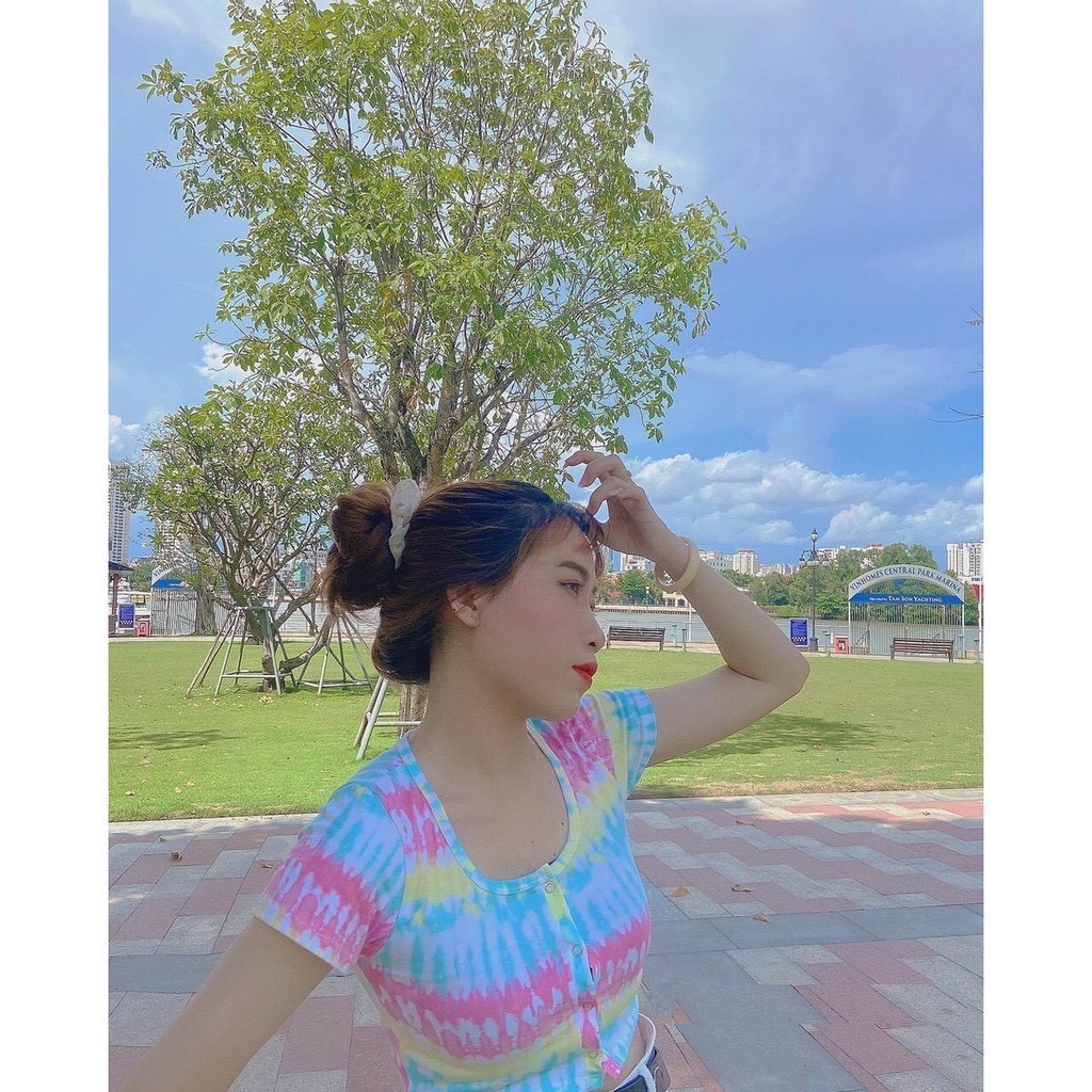 Aó croptop màu dạ quang , áo kiểu nữ thời trang cao cấp- CT02 | BigBuy360 - bigbuy360.vn