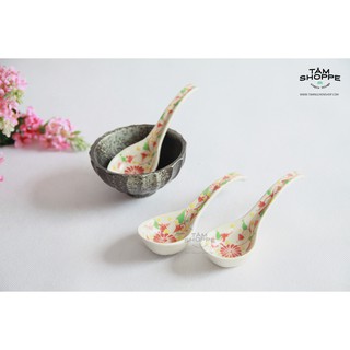 Muỗng gốm họa tiết cổ điển TTTM