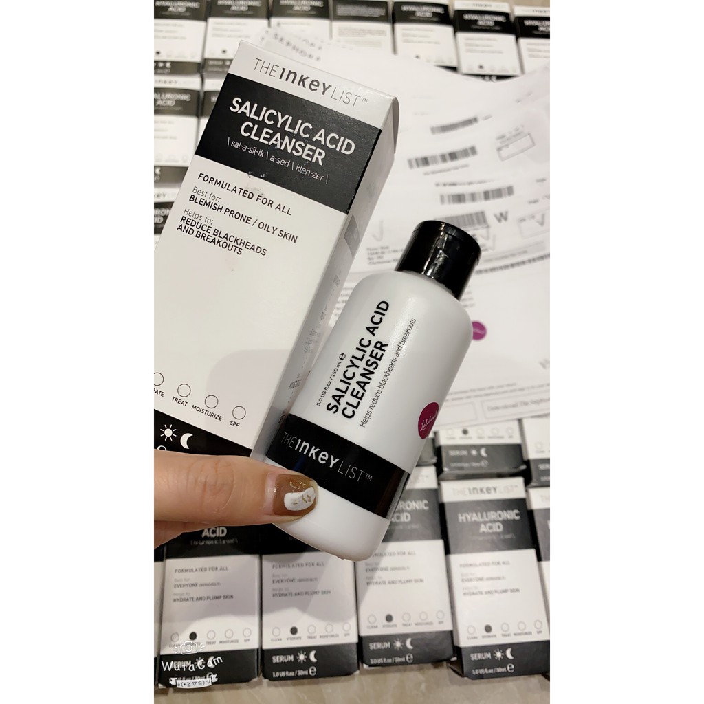Sữa rửa mặt làm sạch sâu kháng mụn The INKEY List Salicylic Acid Cleanser 150ml | BigBuy360 - bigbuy360.vn