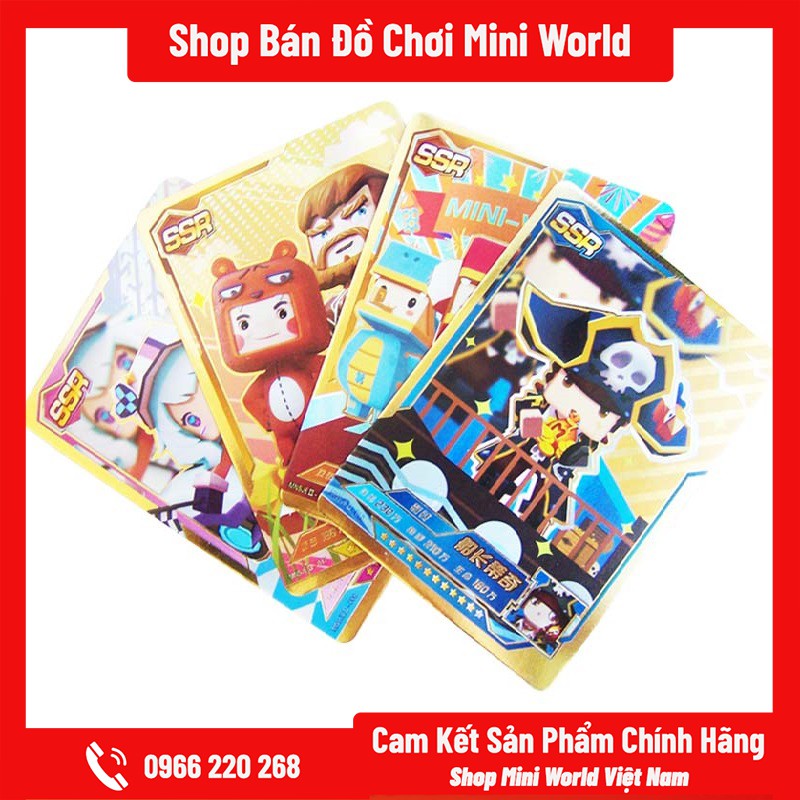 Thẻ Bài Mini World SS6 [Gửi 1 Gói Ngẫu Nhiên, 6 Thẻ Bài]