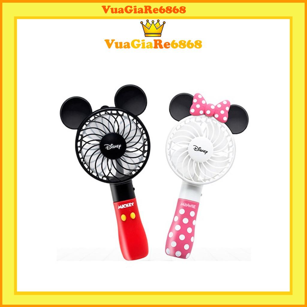 Quạt Mini Tích Điện ,Cầm Tay Mickey