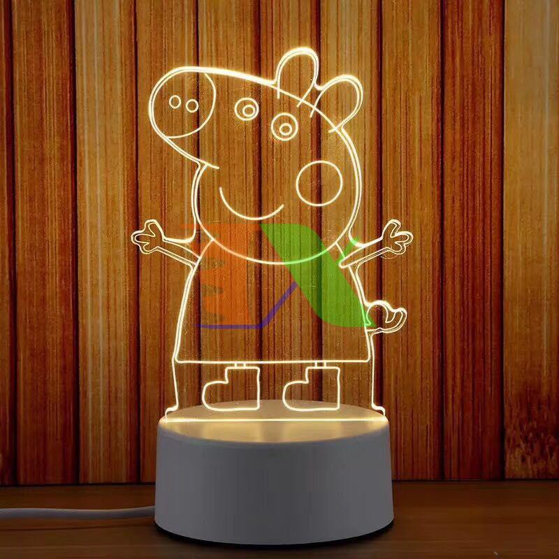 Đèn ngủ, đèn trang trí Led 3D, nhiều hình độc đáo ngộ nghĩnh
