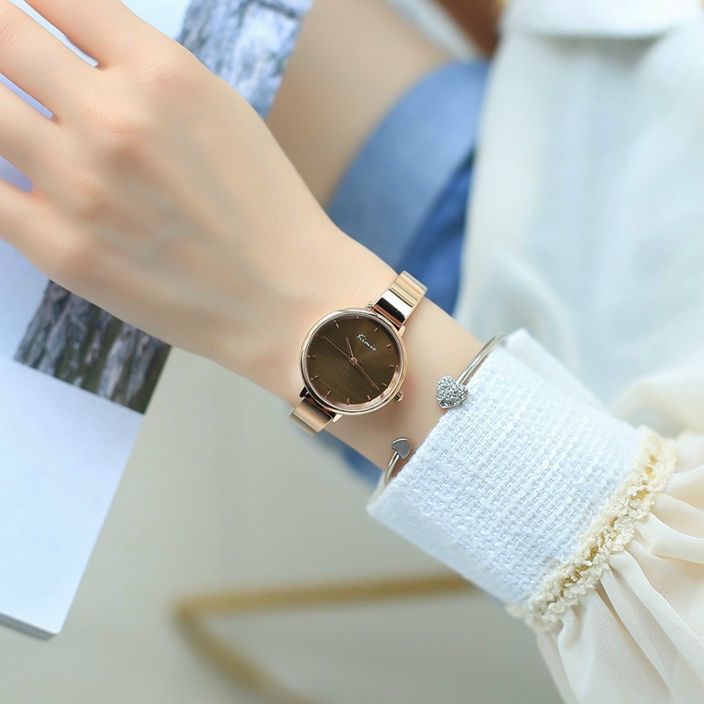 Đồng Hồ Nữ Kimio 6436 Hàng Chính Hãng Dây Kim Loại Cao Cấp Sang Trọng