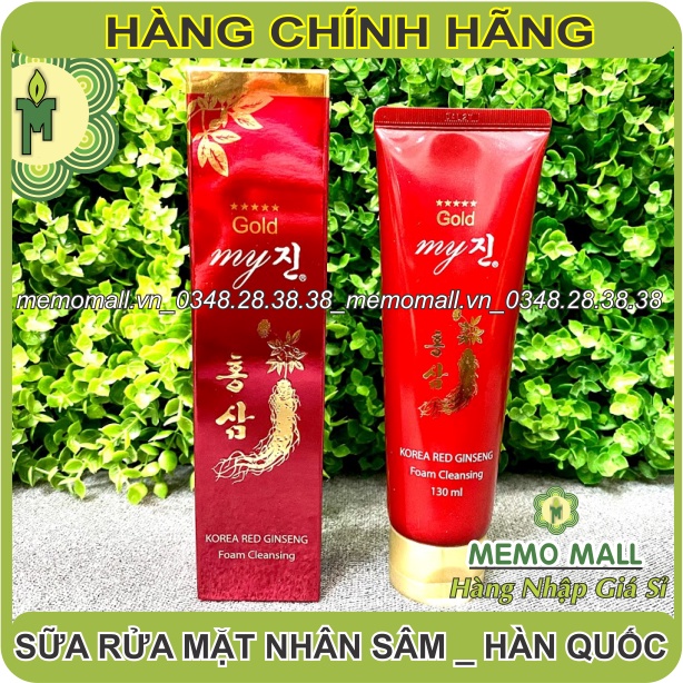SỬA RỬA MẶT NHÂN SÂM HÀN QUỐC giúp da sạch - sáng - mịn