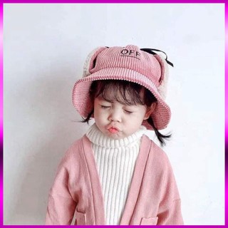 Mũ off có tai cực đẹp cho bé - mũ off cho bé siêu cute.