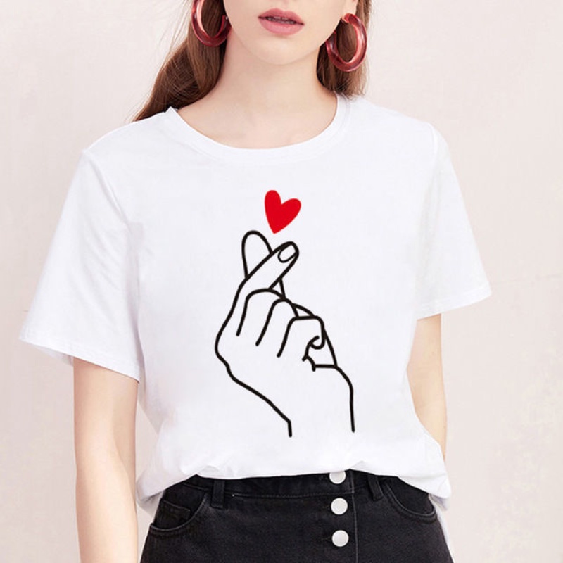 Áo Thun Tay Ngắn Cổ Tròn Mềm Mại Thoáng Khí Size S-Xxl Thời Trang Cho Nữ