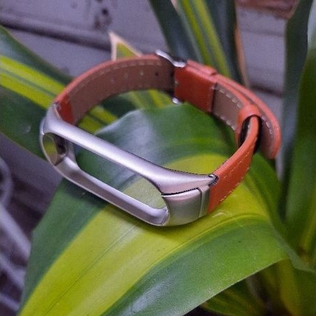 Dây da thay thế vòng đeo tay xiaomi miband 3