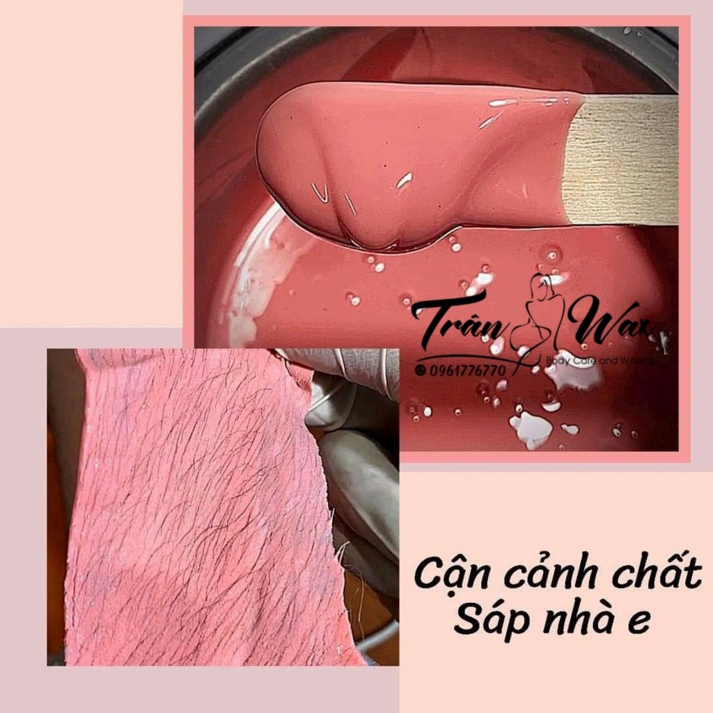 combo waxing mỡ trăn nguyên chất triệt lông, Chén silocon chống dính