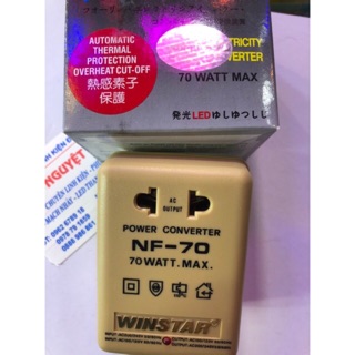 Bộ đổi nguồn Winstar 2 chiều 220V <-> 110V