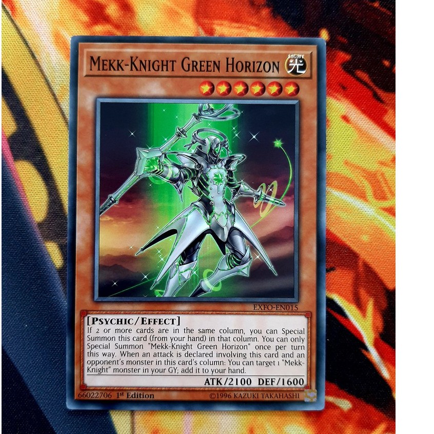 Thẻ Bài Mint90 Yugioh Monster Mekk-Knight Green Horizon - Common