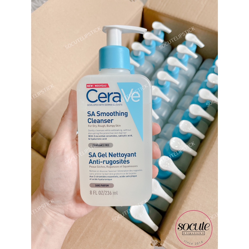 Sữa rửa mặt Cerave SA Smoothing Cleanser 236ml