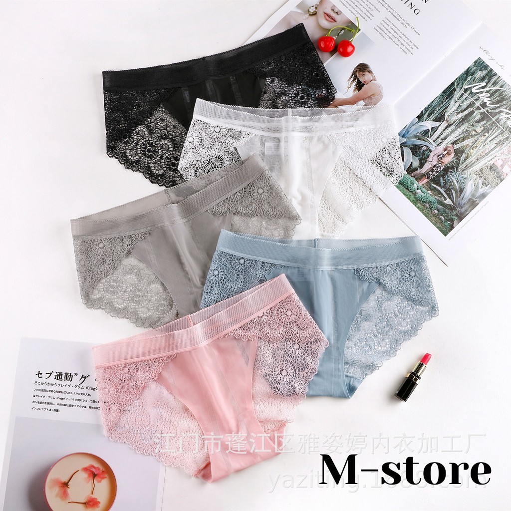 Quần Lót Nữ Phối Ren Gợi Cảm , Thông Thoáng Q04_ M-store | BigBuy360 - bigbuy360.vn