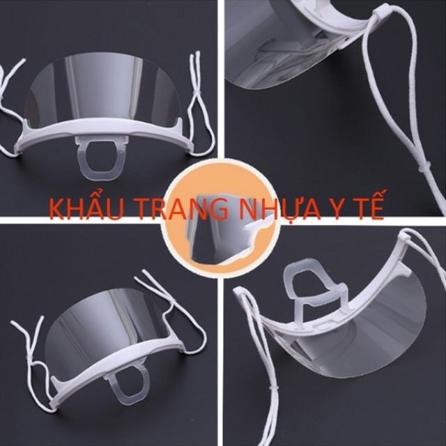 Khẩu trang nhựa dùng trong phun xăm, spa, nhà hàng