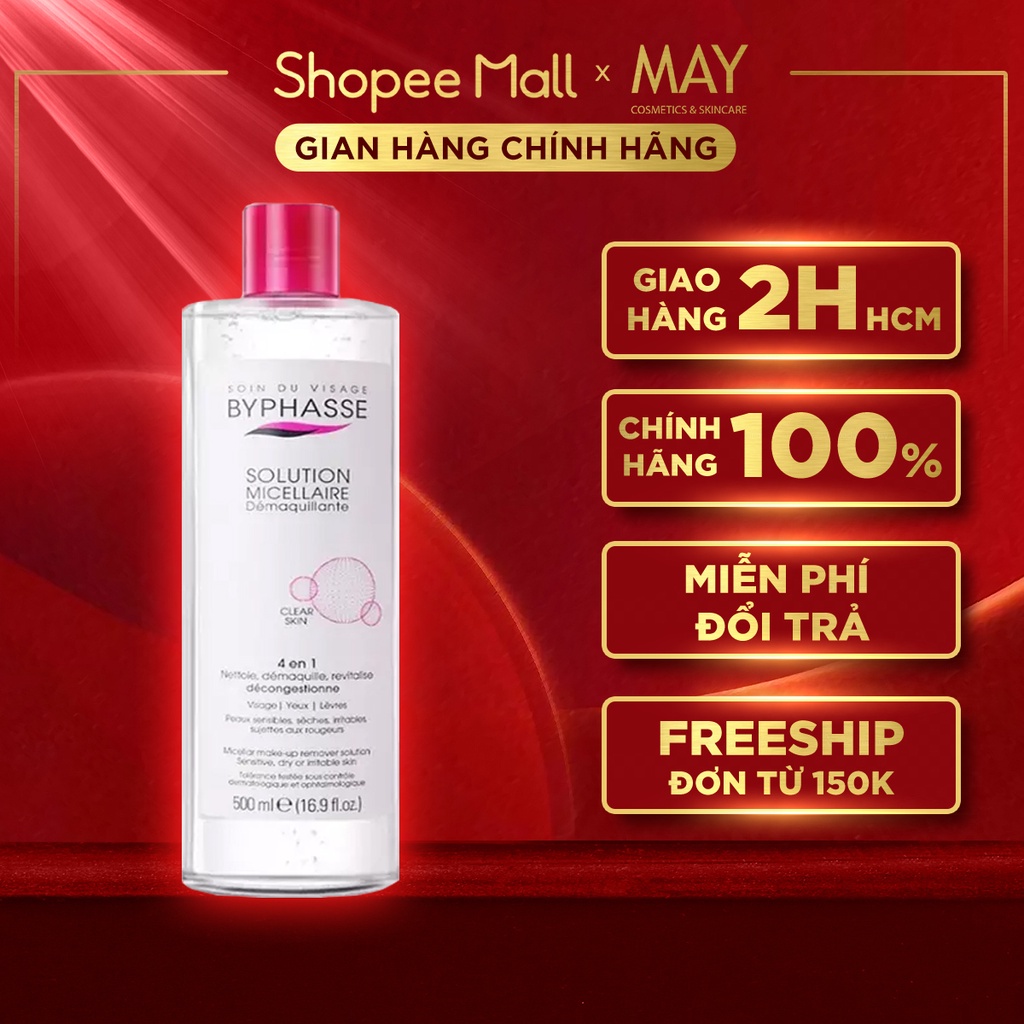 Nước Tẩy Trang Byphasse Micellar Make-up Remover Solution 500ml