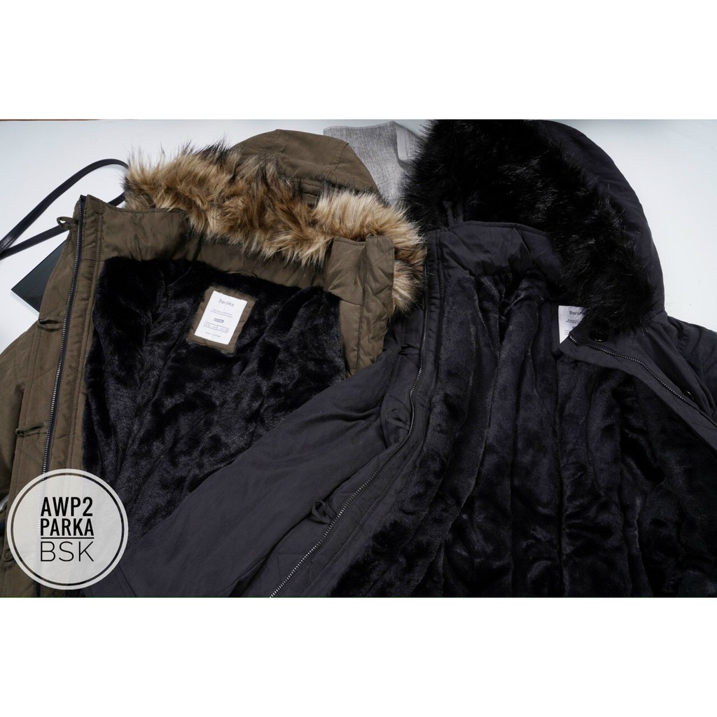 AK63 Áo Parka Ber..ksha lót lông cừu, lông thỏ cực ấm - hàng dư xịn | BigBuy360 - bigbuy360.vn