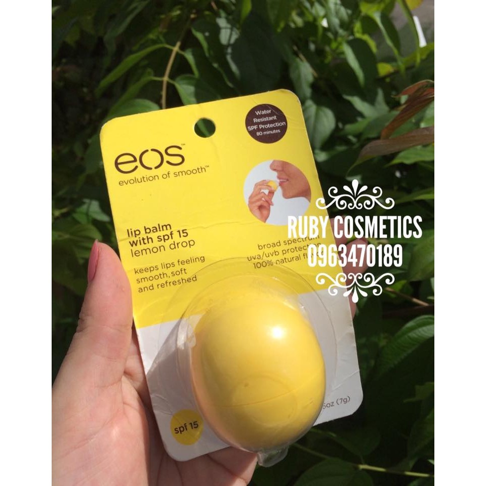 Son Trứng Dưỡng Môi EOS Lip Balm (Full Size 7g)