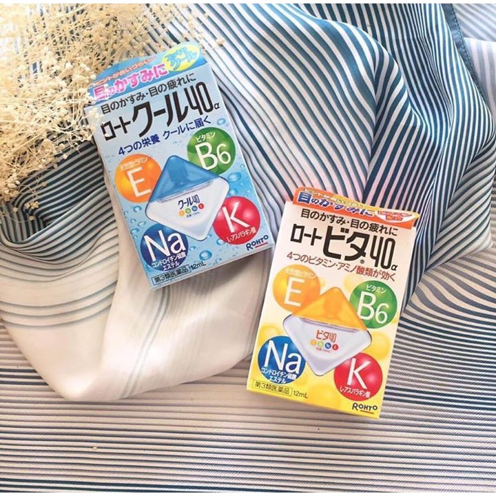 Nước Nhỏ Mắt Rohto Vita 40 Nhật Bản 12ml - Rohto nhật bản Vitamin 40