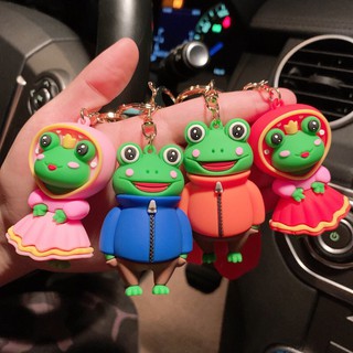 Móc khóa thú cute hình ếch dễ thương