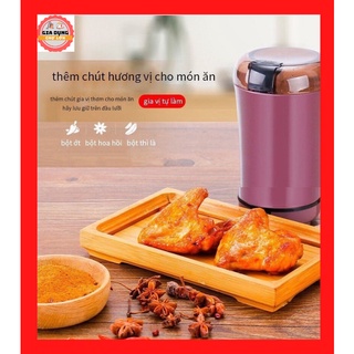 Máy nghiền hạt đa năng mini siêu tốc - Máy xay bột siêu mịn - Xay Ngũ Cốc, Cafe, Các hạt gia vị