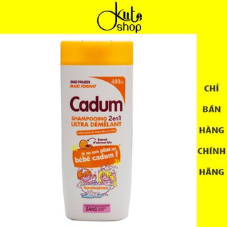 Dầu gội em bé Cadum hương mơ chai 400ml