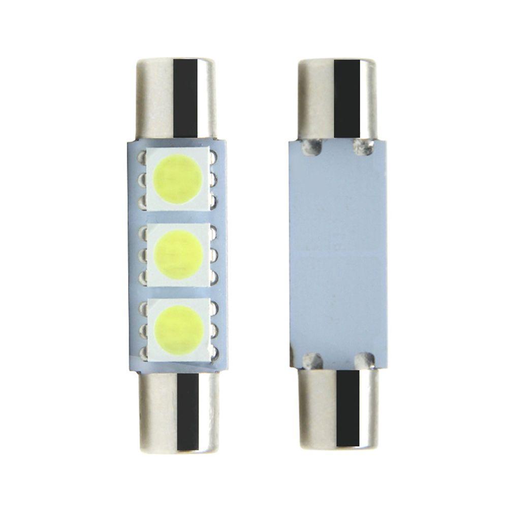 Set 4 Đèn LED Đọc Sách Ánh Sáng Trắng 5050 3SMD COB 31MM Dành Cho Ô Tô