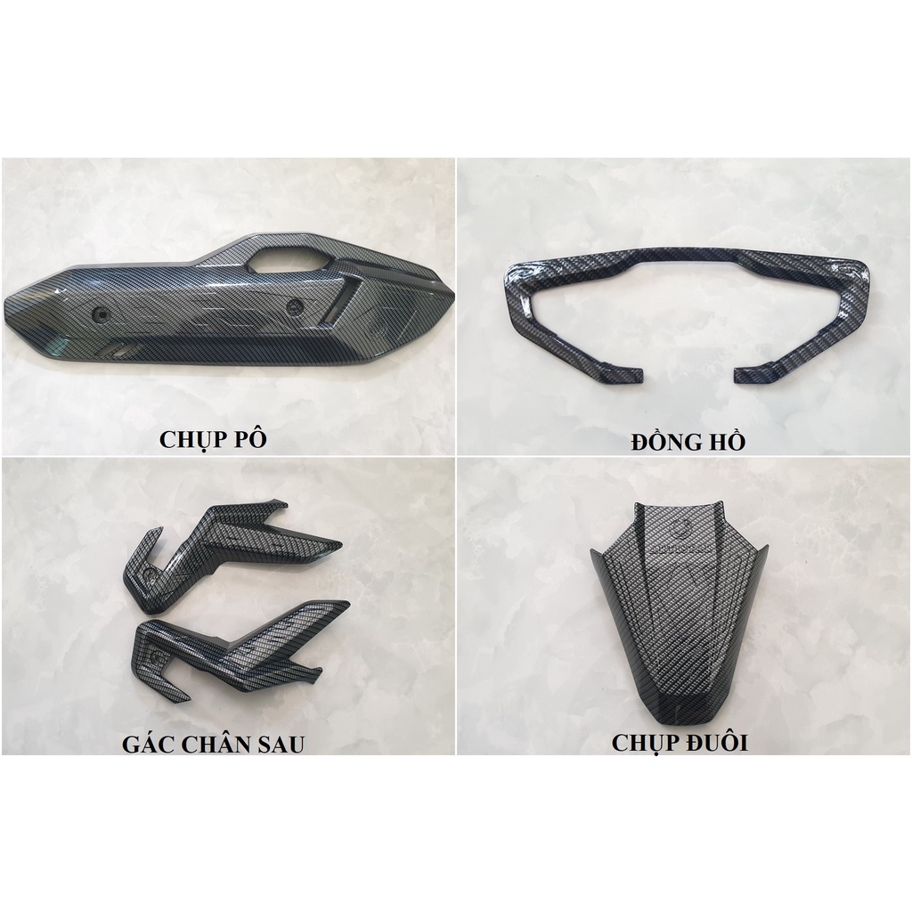 Ốp trang trí AB23 Airblade 2023 125 160 4val carbon Artistar