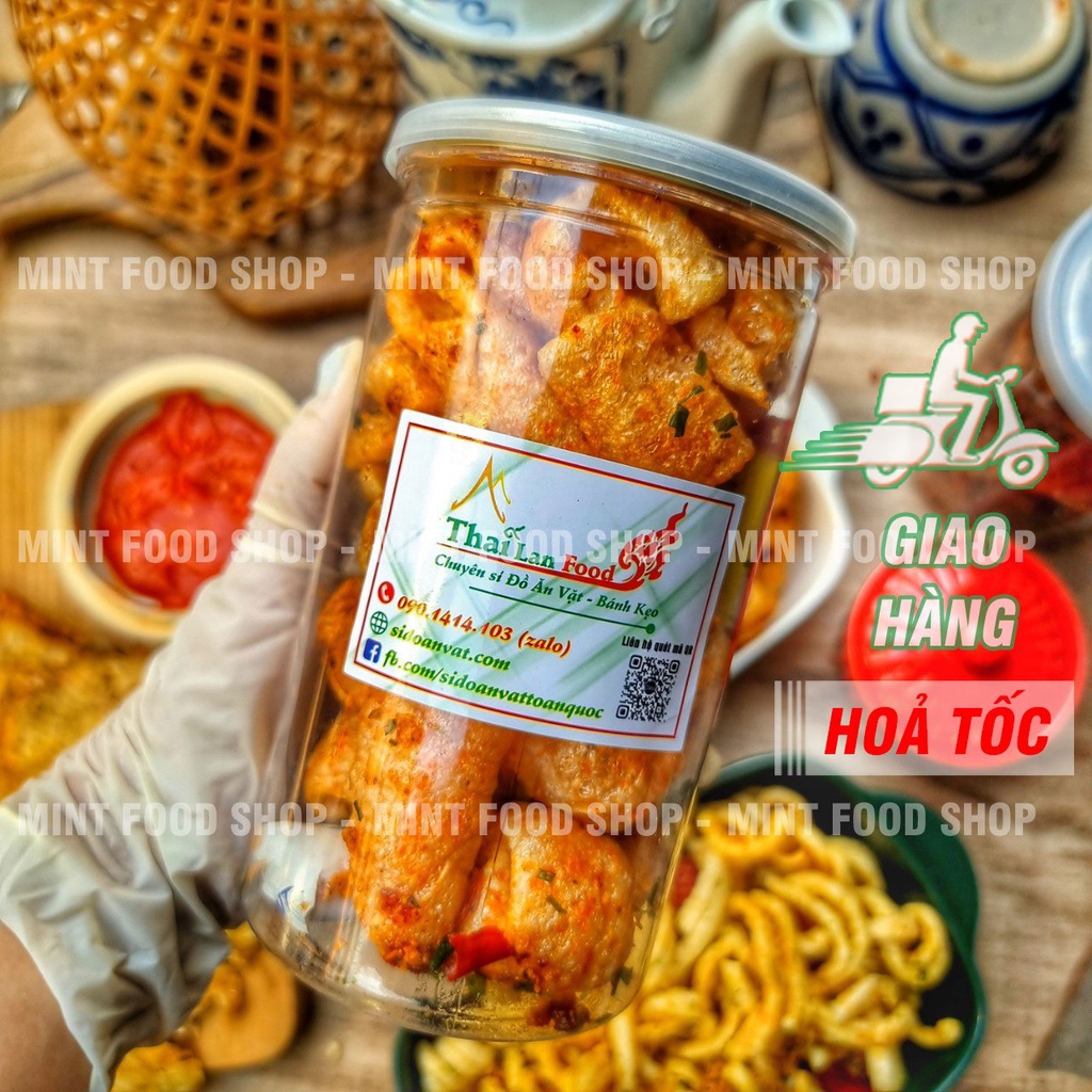Da Heo Quay Sốt Mắm Tỏi - Lon 130gr