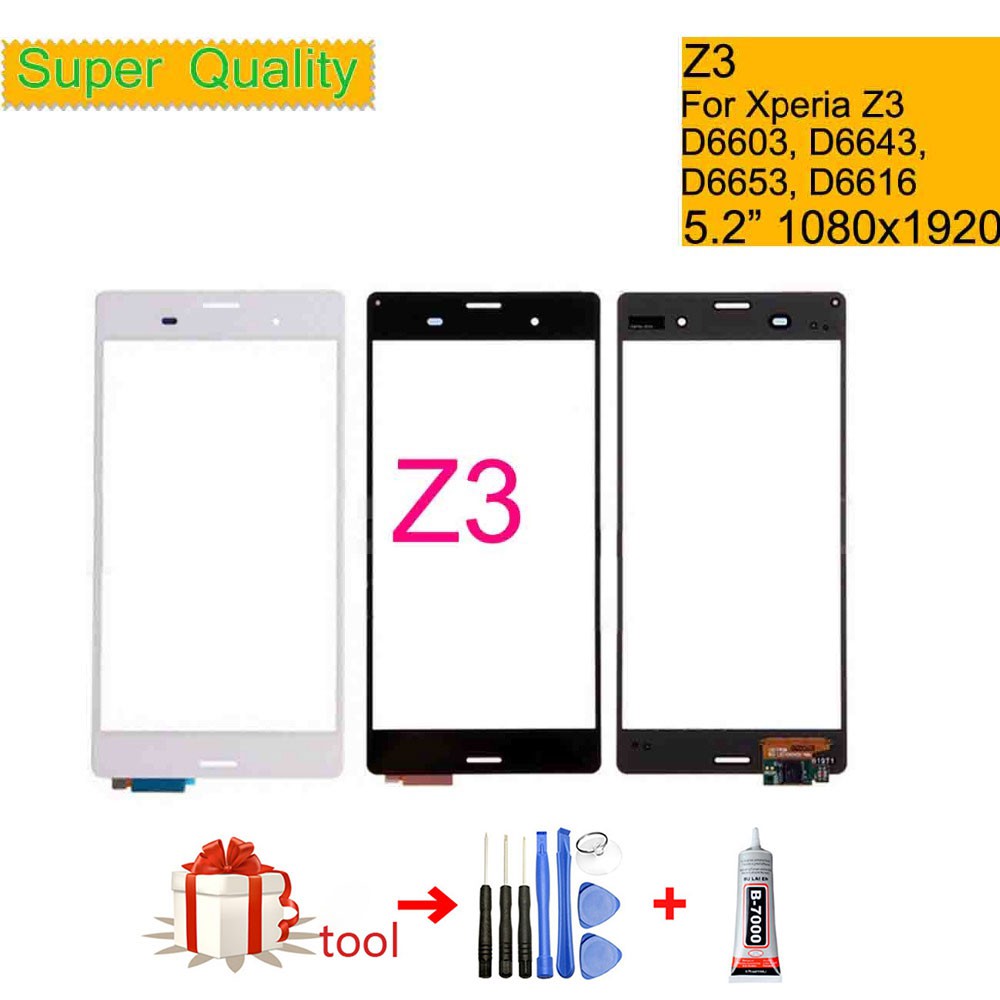 Màn hình cảm ứng LCD bằng kính thay thế chuyên dụng cho Sony Xperia Z3 D6603 D6643 D6653 D6616