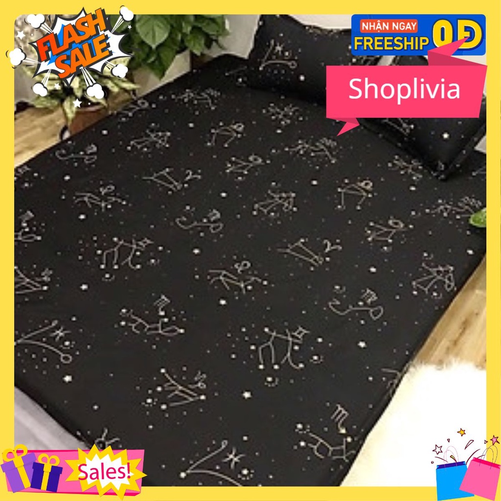 Ga trải giường Cung hoàng đạo,đủ kích thước 1m,1m2,1m4,1m5,1m6,1m8