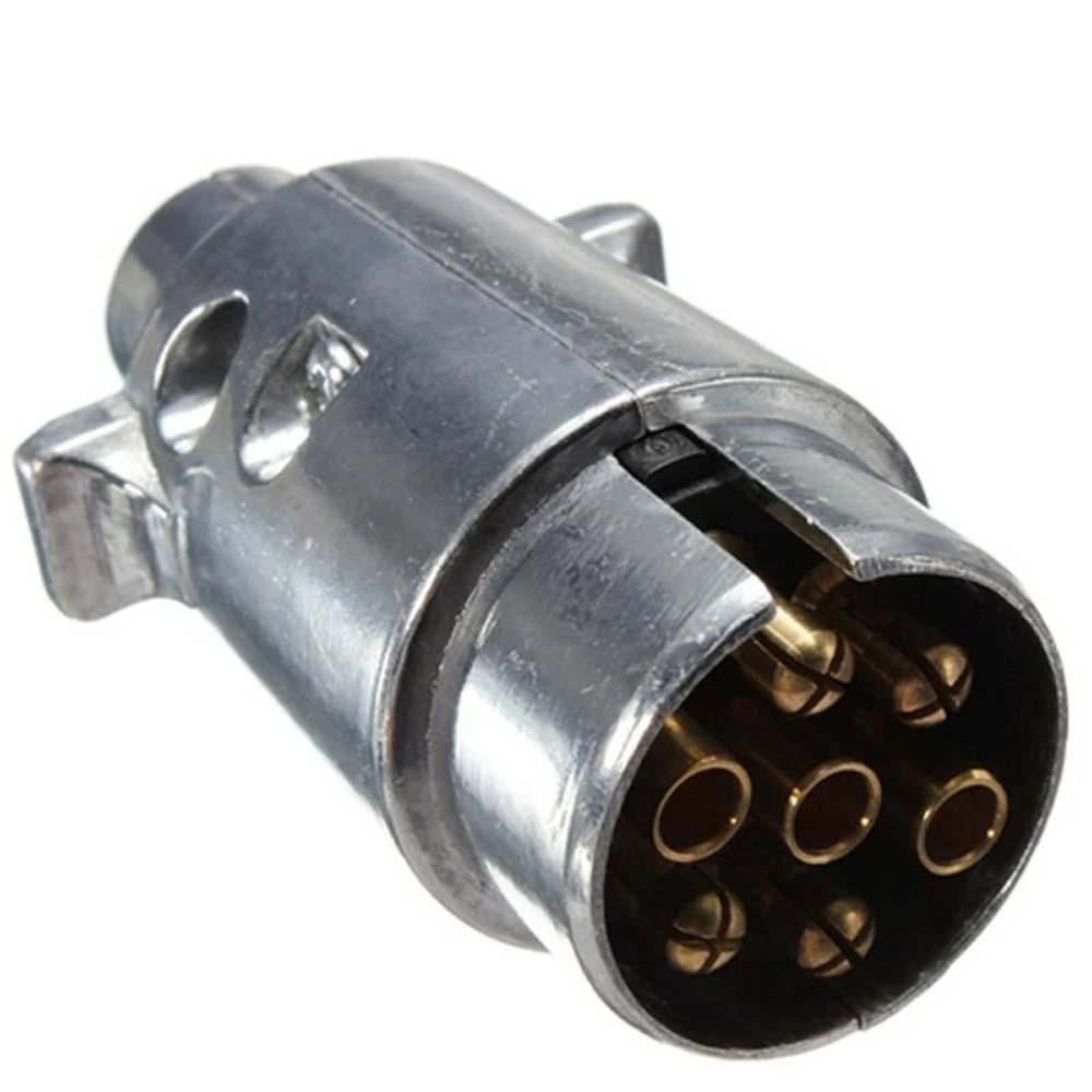 Phích Cắm Kết Nối 7 Chiều RVs Bằng Hợp Kim Nhôm Dành Cho Xe Hơi