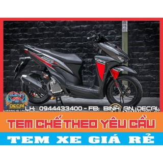 tem rời VARIO đỏ đen.