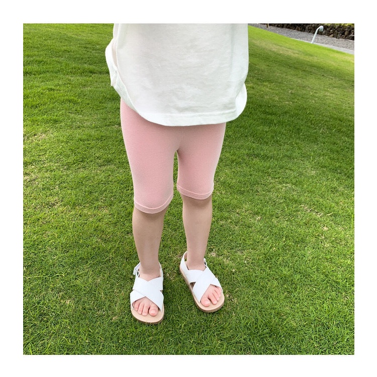 Quần đùi bé gái dáng lửng chất vải cotton thoáng mát co giãn 4c,quần đùi lửng cho bé gái từ 10-30kg