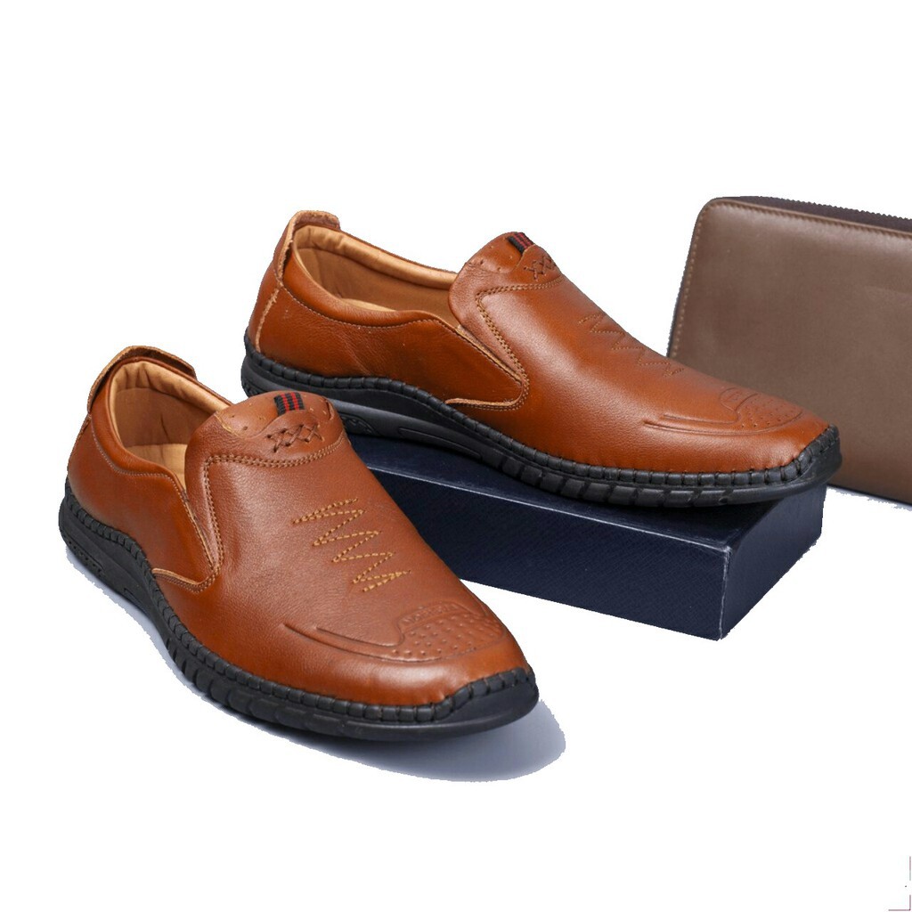 [Sale chỉ 3 ngày] Giày lười nam da bò cao cấp bảo hành 12  | BigBuy360 - bigbuy360.vn