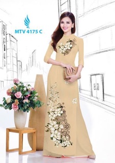 Vải áo dài in