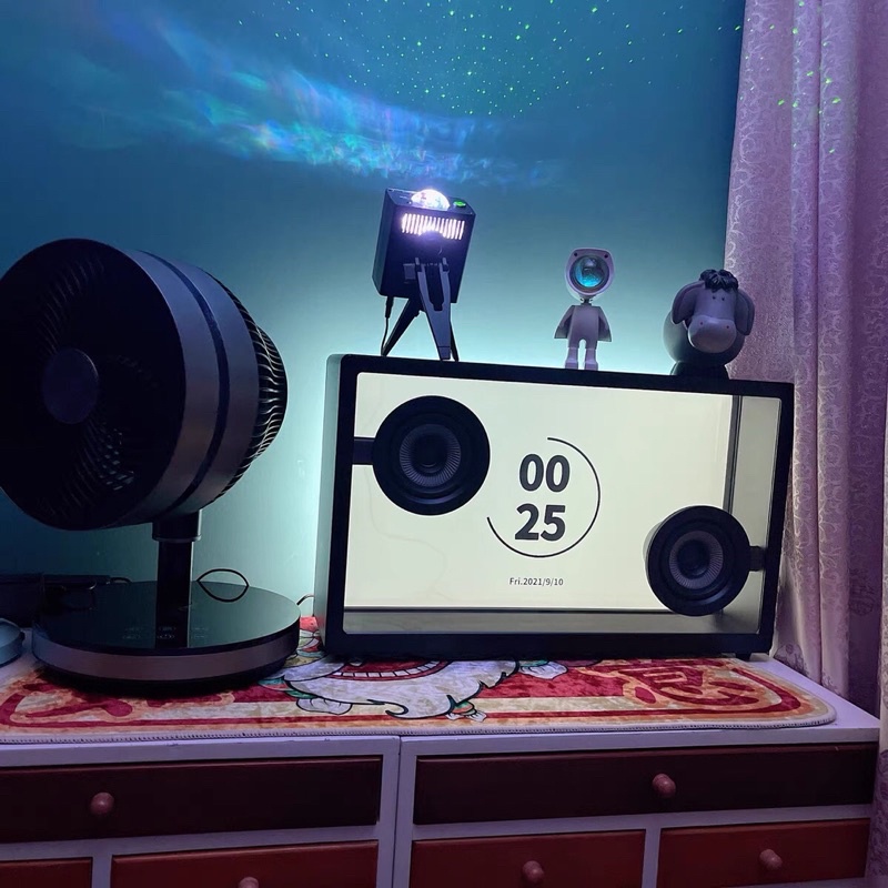 Loa MorrorArt màn hình trong suốt bluetooth hiển thị lời bài hát chính hãng