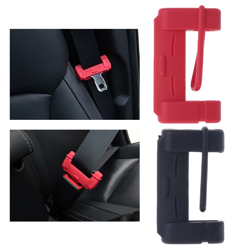 neva* Universal Silicone Car Seat Belt Buckle Covers Clip Anti-Scratch Cover